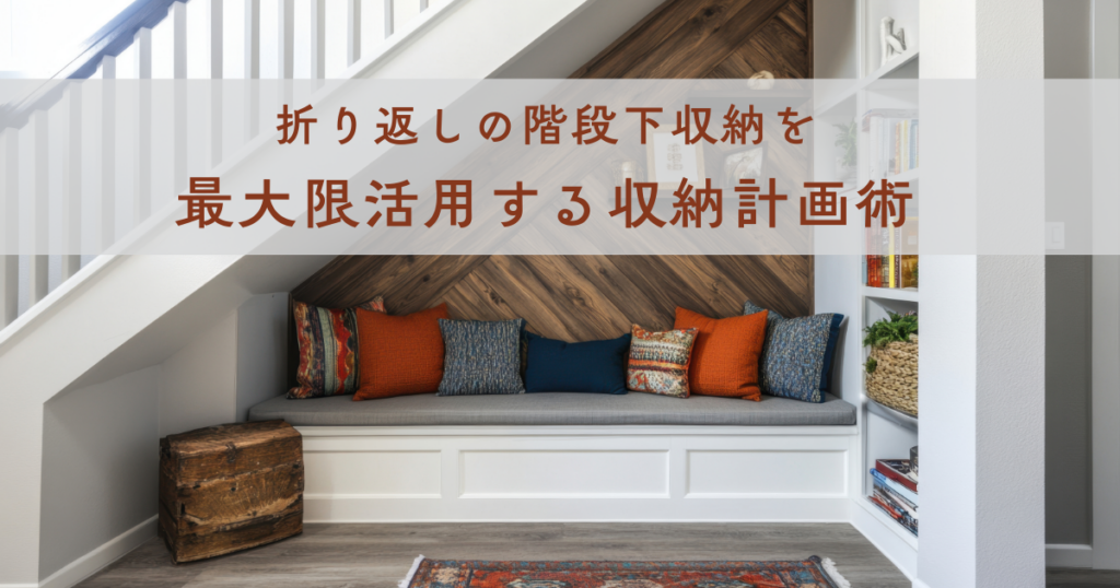折り返しの階段下収納を最大限活用する収納計画術