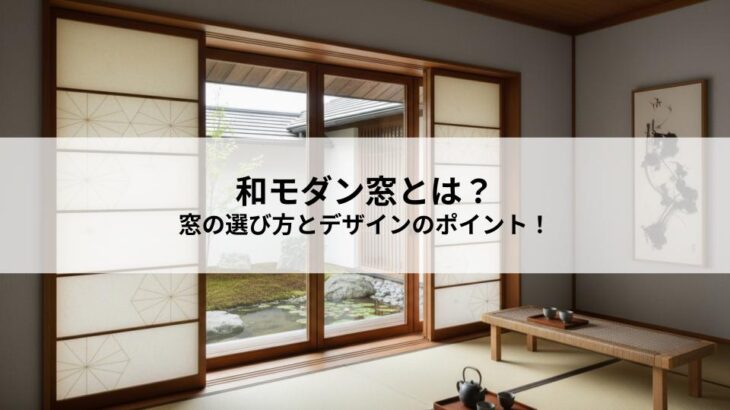 和モダン窓とは？おしゃれな窓の選び方とデザインのポイント！